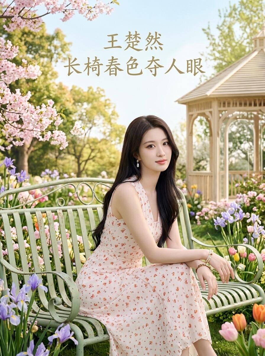 清纯动人的高颜值女明星王楚然，身着一袭温婉碎花裙，本该是公园里最清新的风景。然而在无人角落的长椅上，她却卸下伪装，与男人彻底沉沦、尽情陶醉在这场激情四射的欢愉中。玉腿横陈，春光乍泄，刺激感拉满。