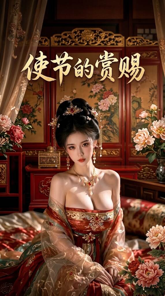 盛世朝贡下的隐秘香艳！西方使节大卫远道而来，天朝皇帝大方赐下绝色宫娥。面对这份极具异国诱惑的特权大礼，在深宫密室的酒香与薄纱之间，一场跨越文化的私密狂欢悄然上演。